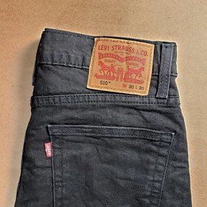 Levi's Black 510 Mens Skinny Fit Jeans